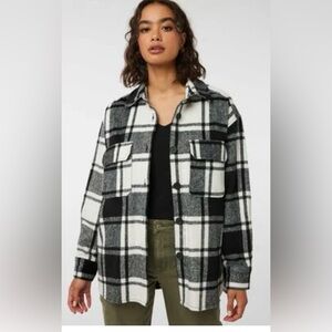 Oversized Plaid jacket